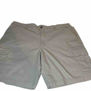 Chaps Mens 46 Stretch Shorts Tan 7 Pockets